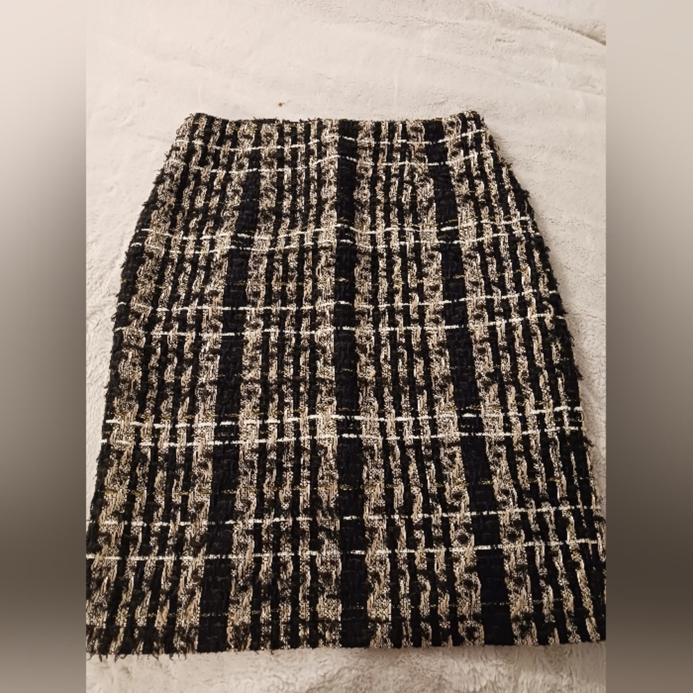 Tweed Pencil Skirt Workeear XL